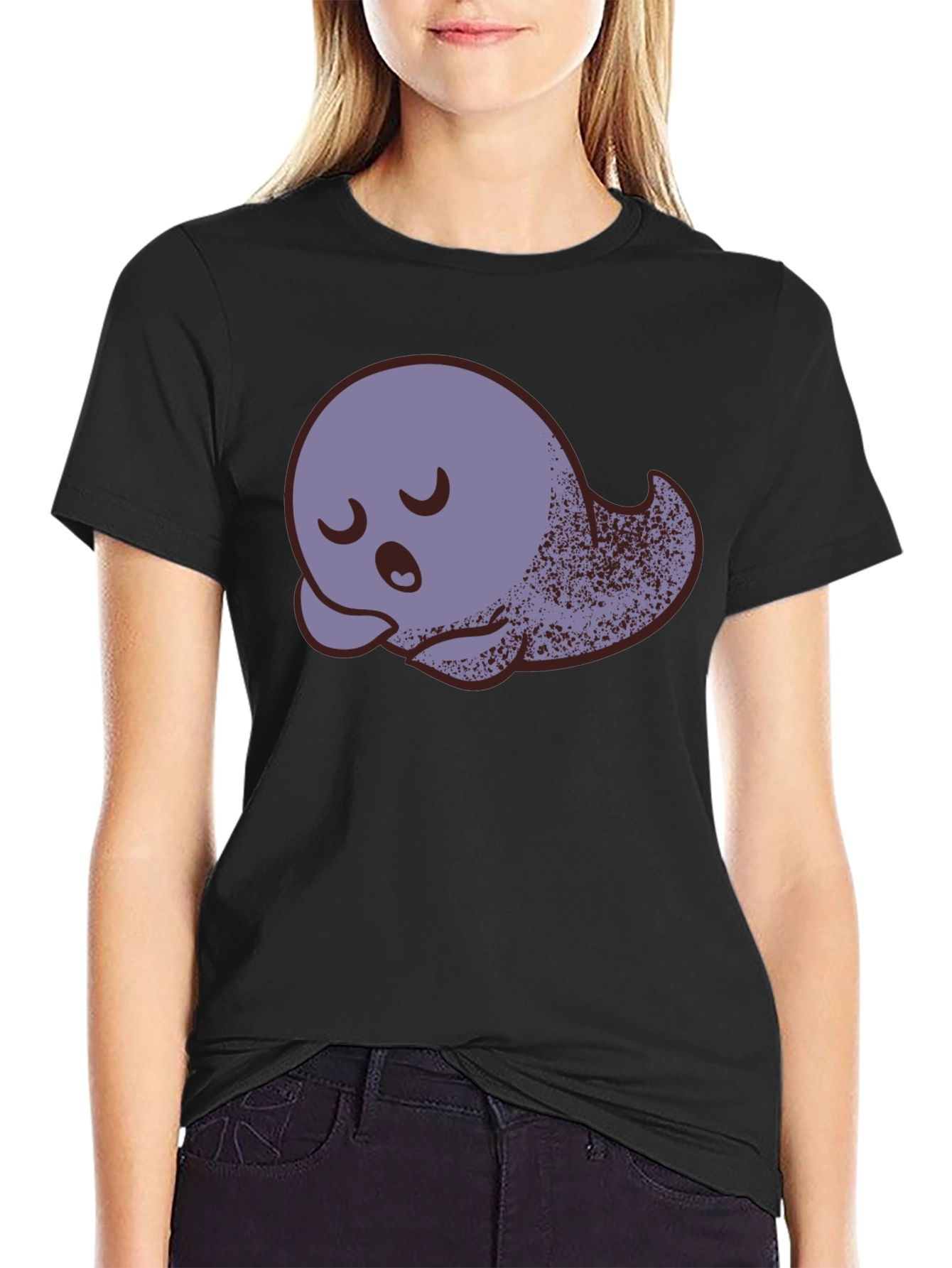 Sleepy Ghost T-Shirt - Cute and Comfortable