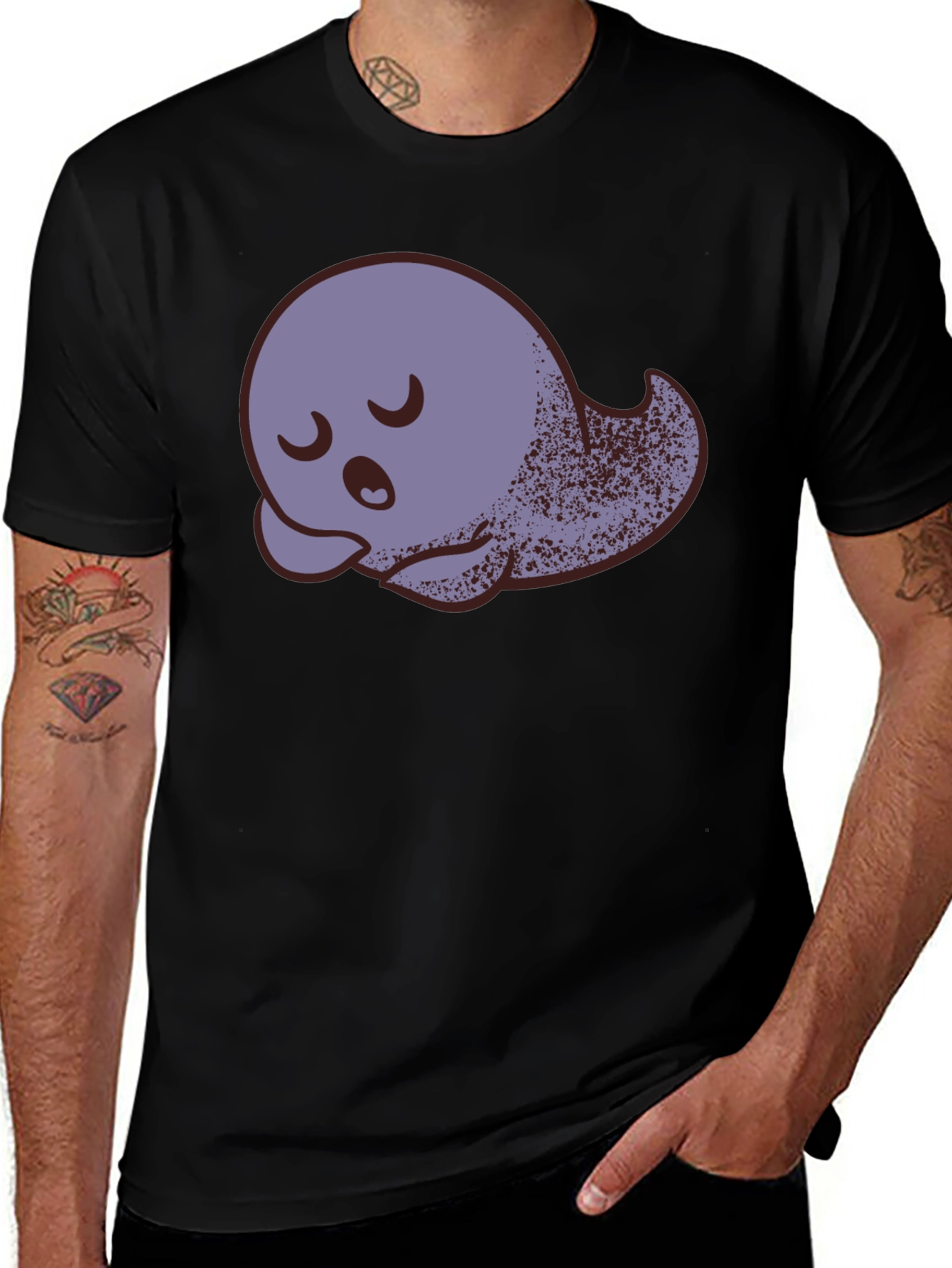 Sleepy Ghost T-Shirt - Cute and Comfortable