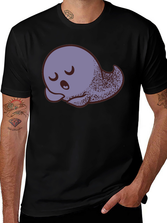 Sleepy Ghost T-Shirt - Cute and Comfortable