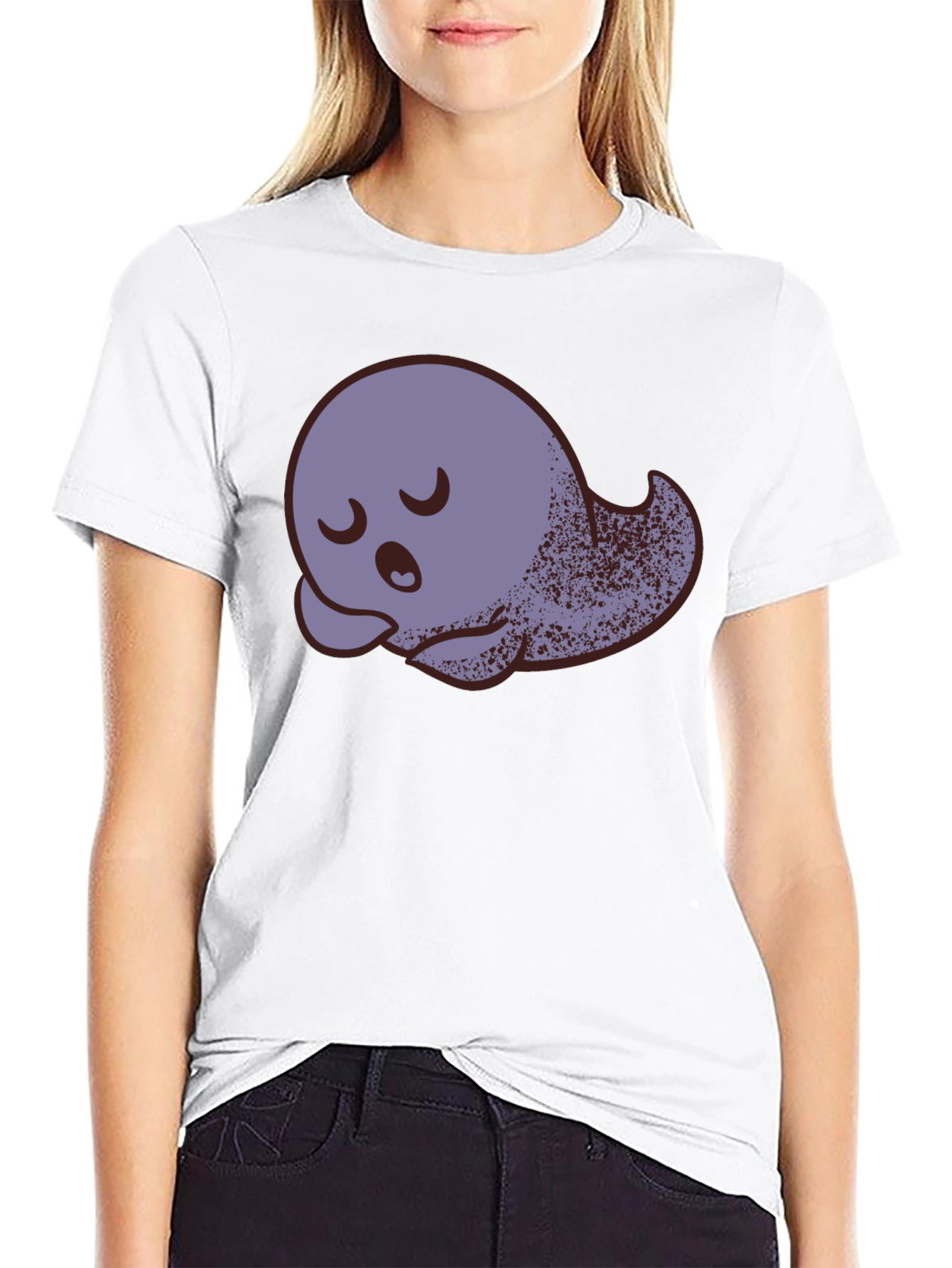 Sleepy Ghost T-Shirt - Cute and Comfortable