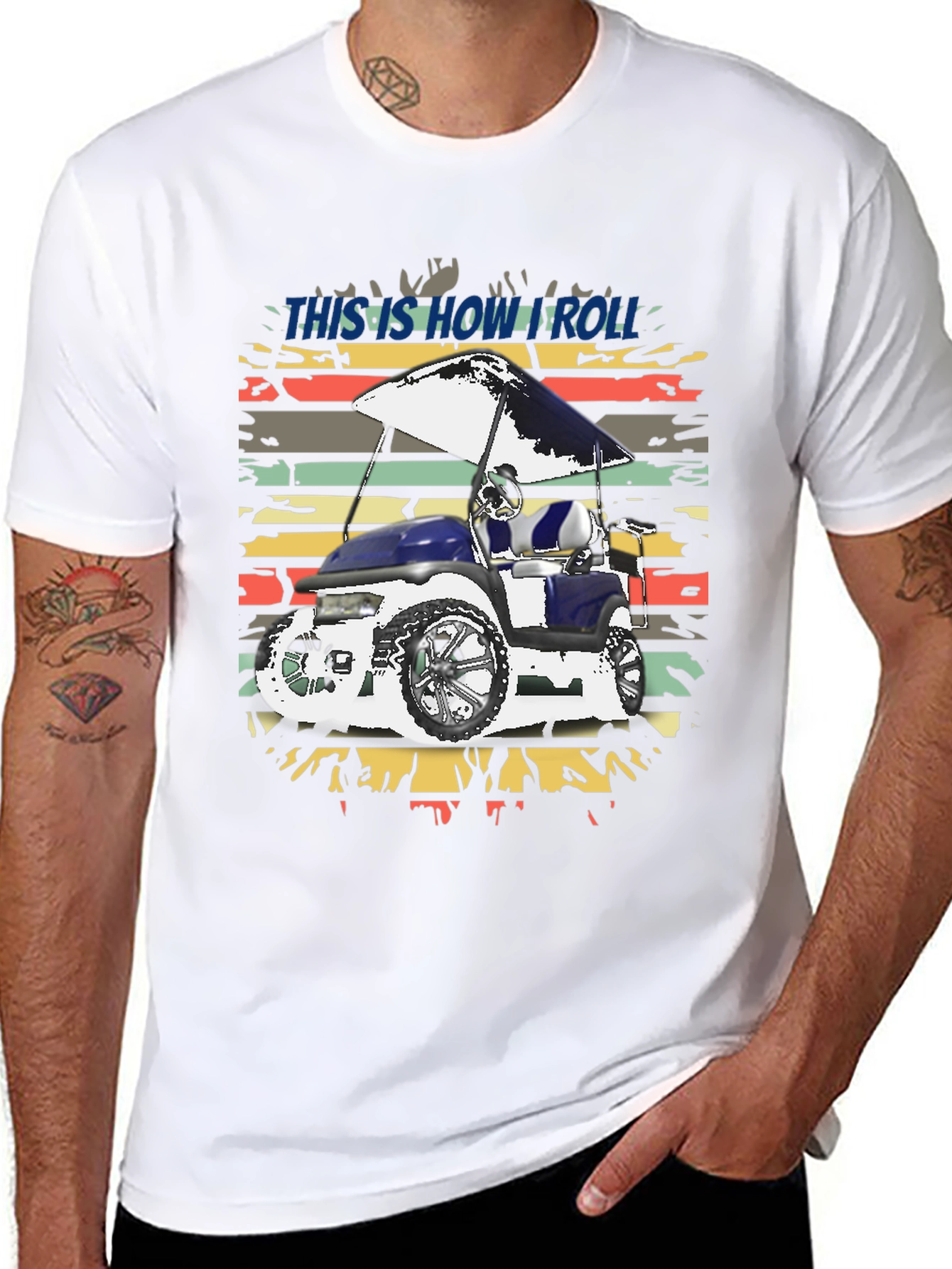 This is How I Roll Golf Cart Tee