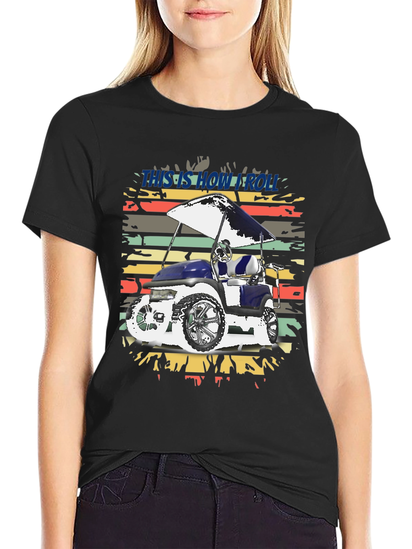 This is How I Roll Golf Cart Tee