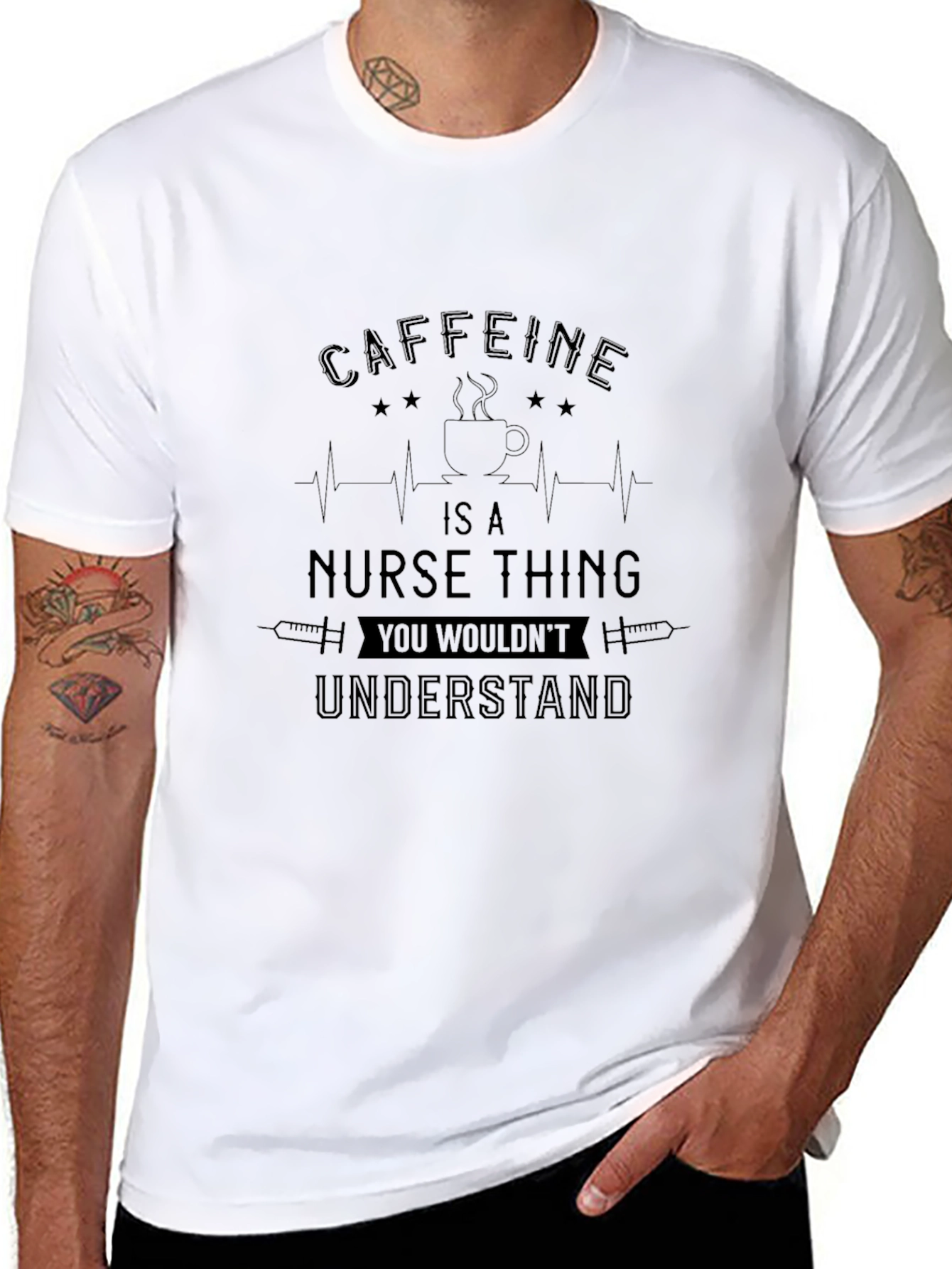 Caffeine Nurse T-Shirt - You Wouldnt Understand