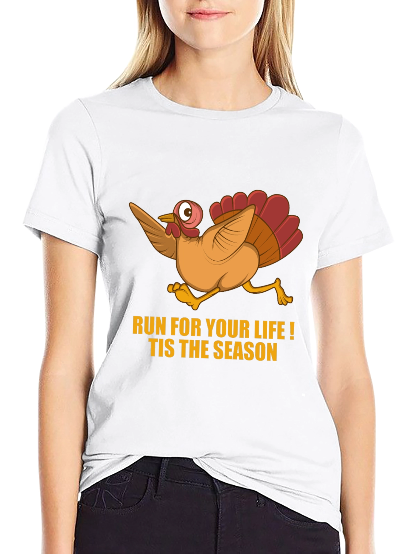 Run for Your Life Thanksgiving T-Shirt