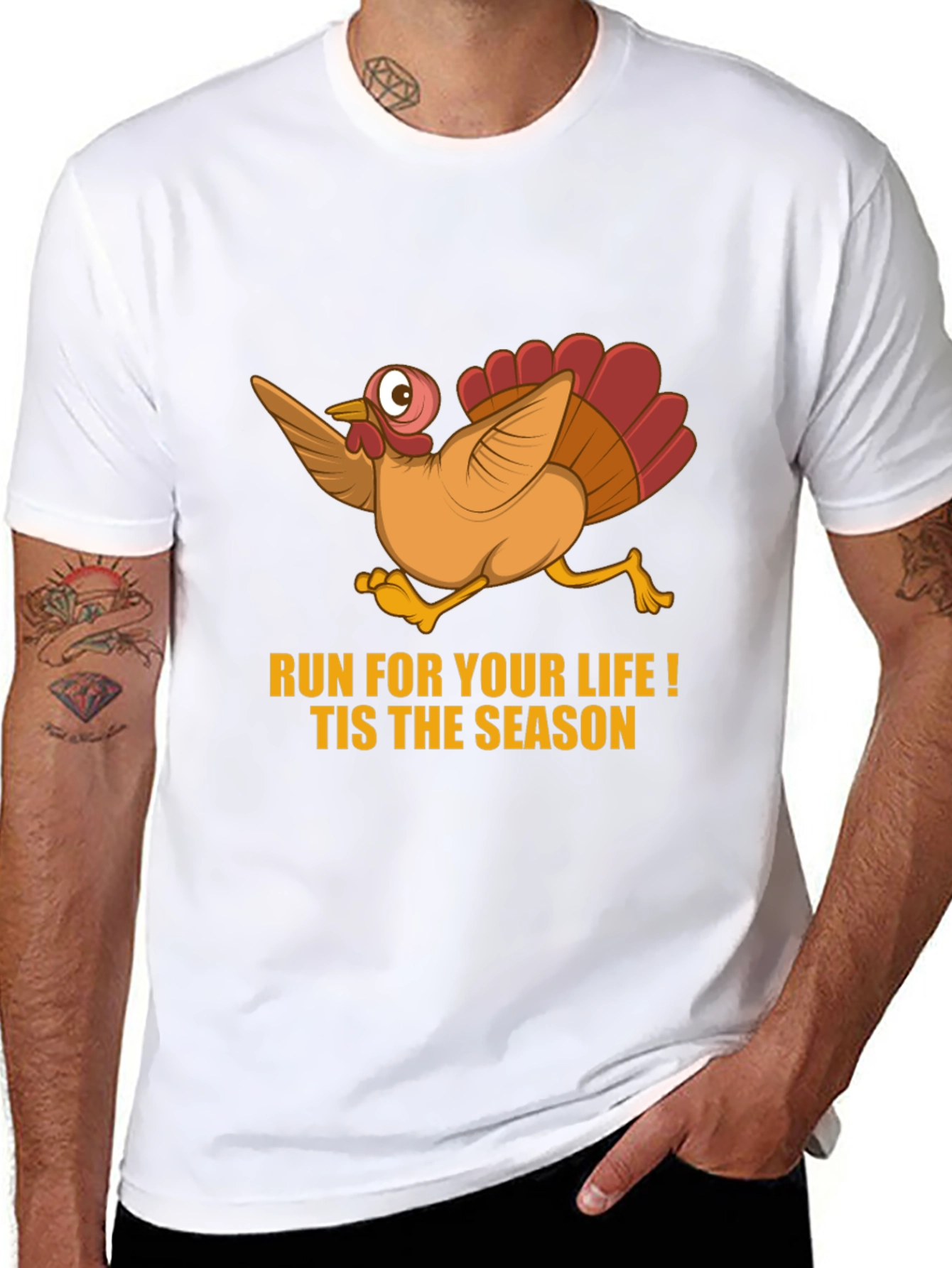 Run for Your Life Thanksgiving T-Shirt