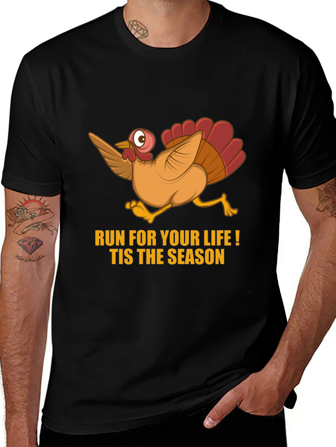 Run for Your Life Thanksgiving T-Shirt