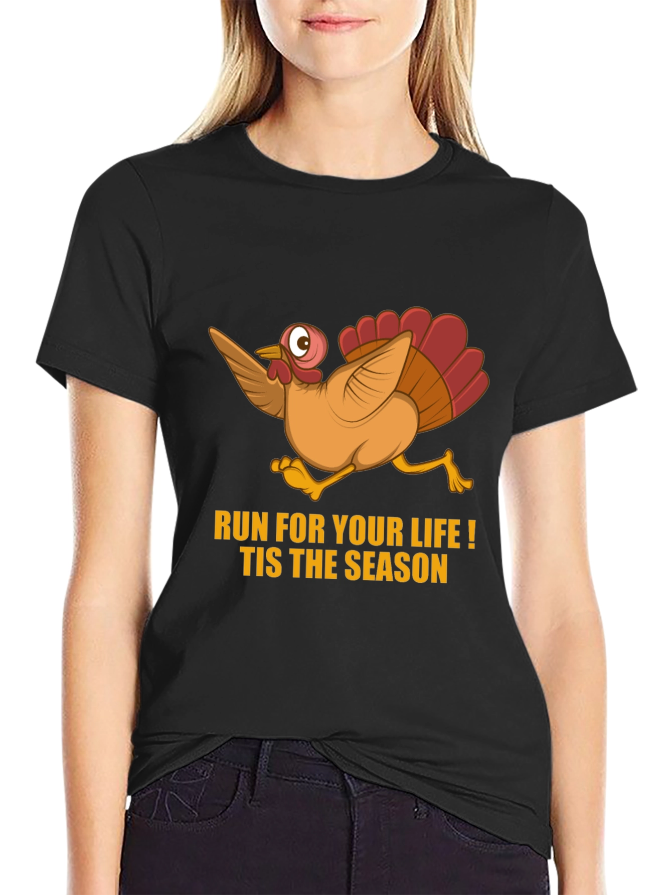 Run for Your Life Thanksgiving T-Shirt