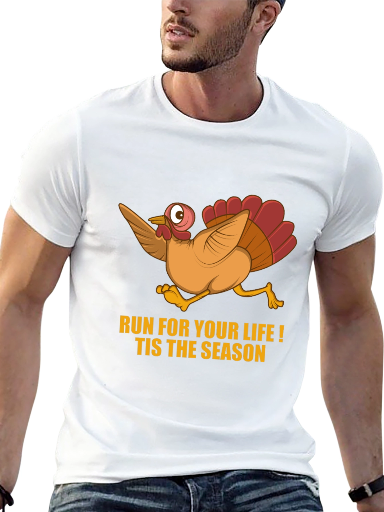 Run for Your Life Thanksgiving T-Shirt