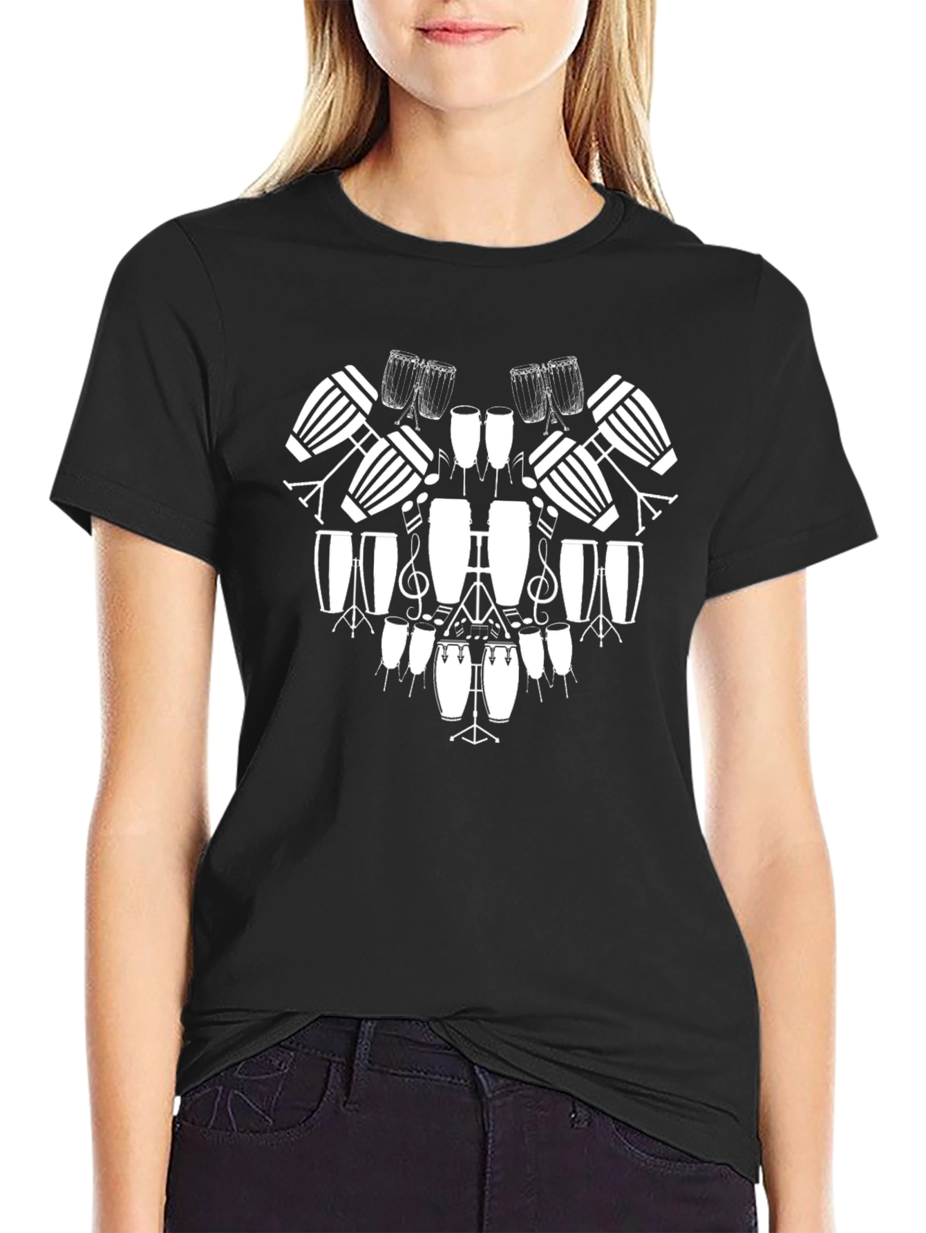 Drum Beat T-Shirt - Musical Instrument Design