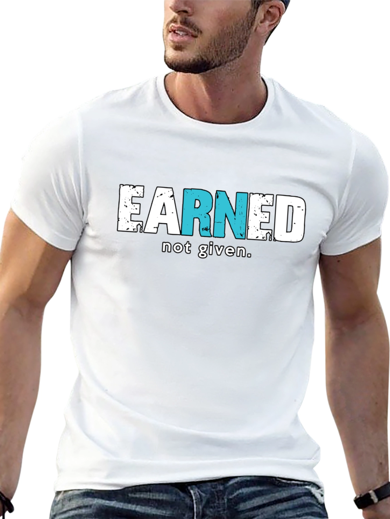 Earned Not Given Black T-Shirt