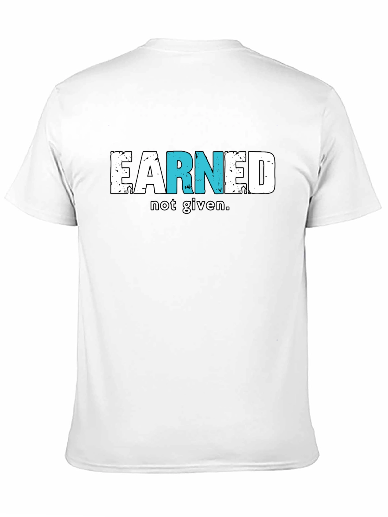 Earned Not Given Black T-Shirt