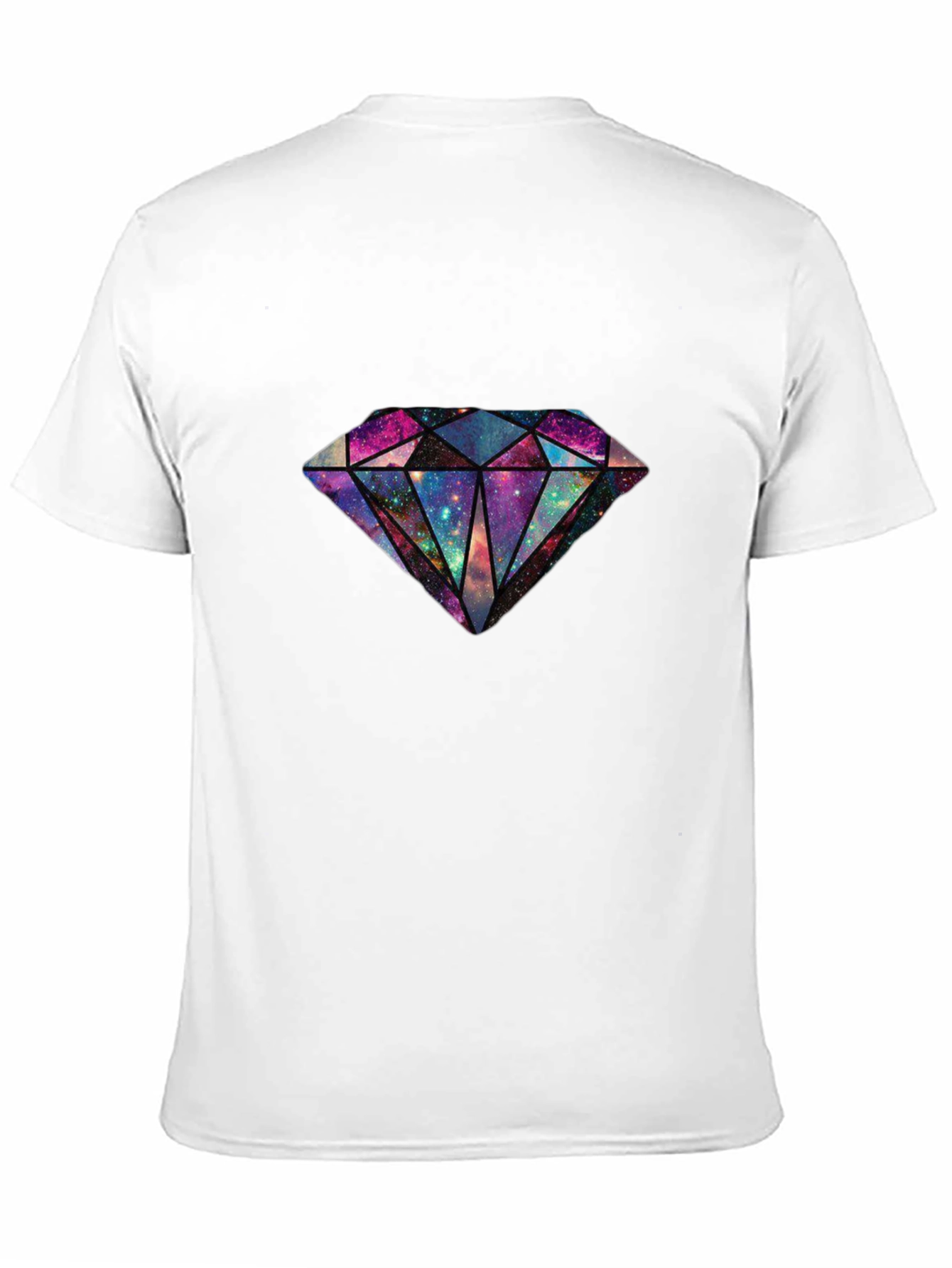 Galaxy Diamond Graphic Tee - Stylish & Unique
