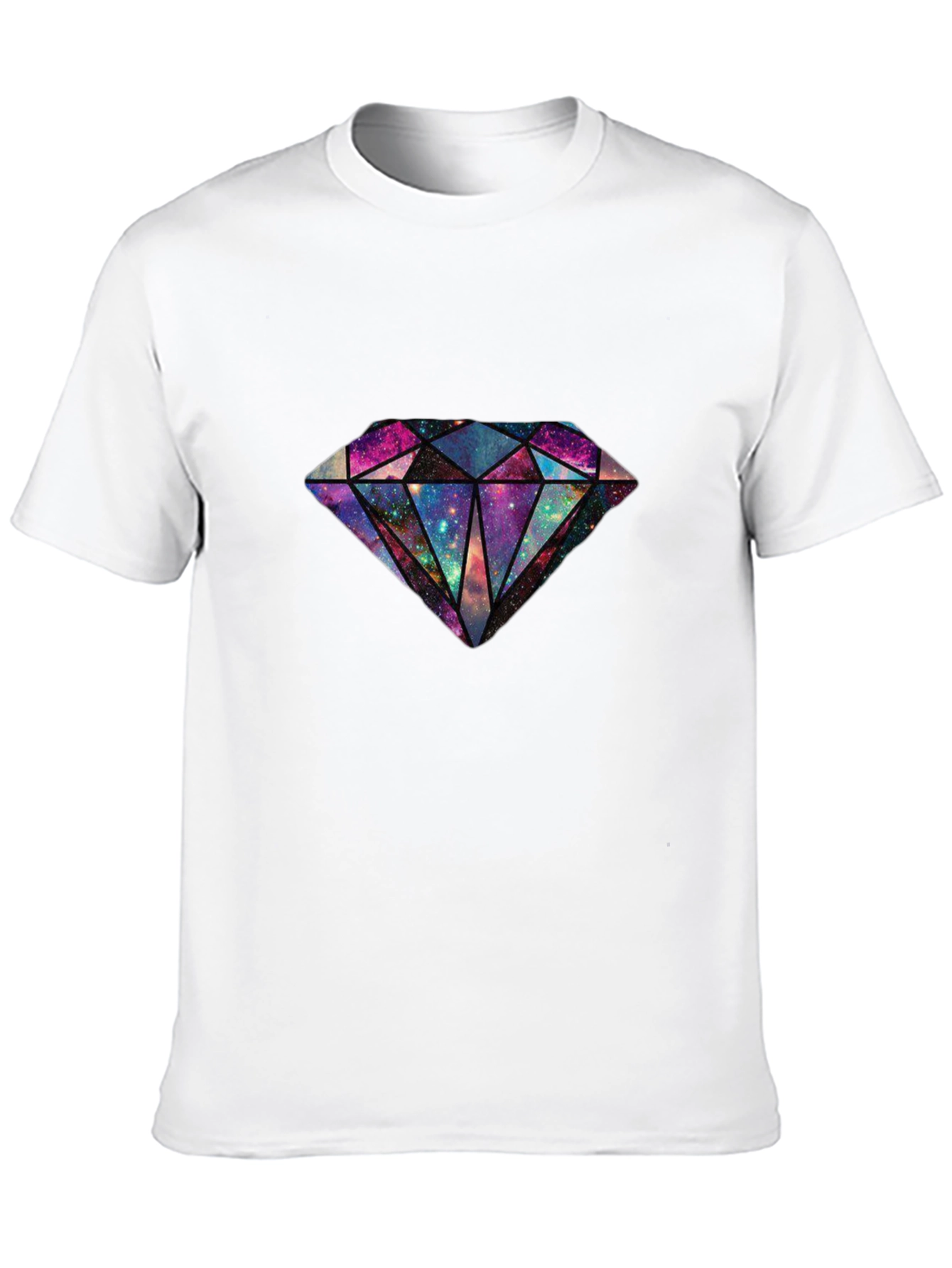 Galaxy Diamond Graphic Tee - Stylish & Unique