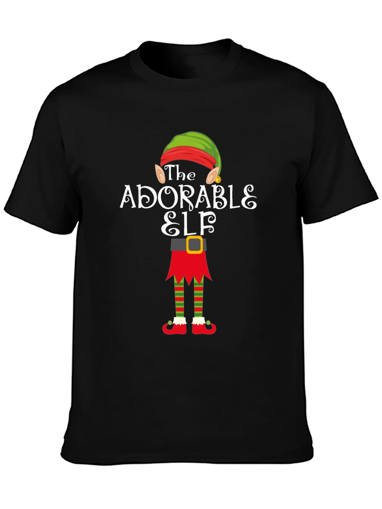 Adorable Elf Christmas T-Shirt Festive Holiday Tee