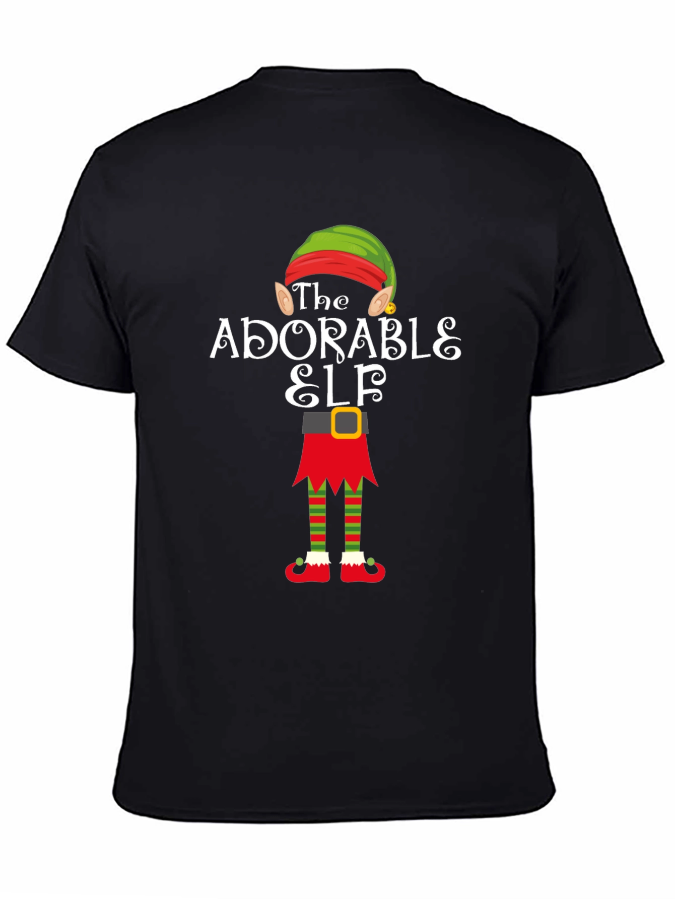 Adorable Elf Christmas T-Shirt Festive Holiday Tee
