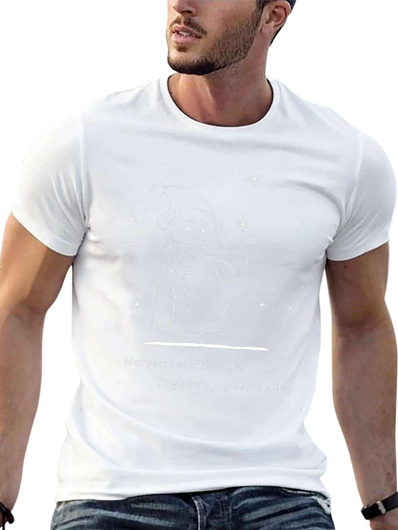 Merry Moments Elf Graphic Tee