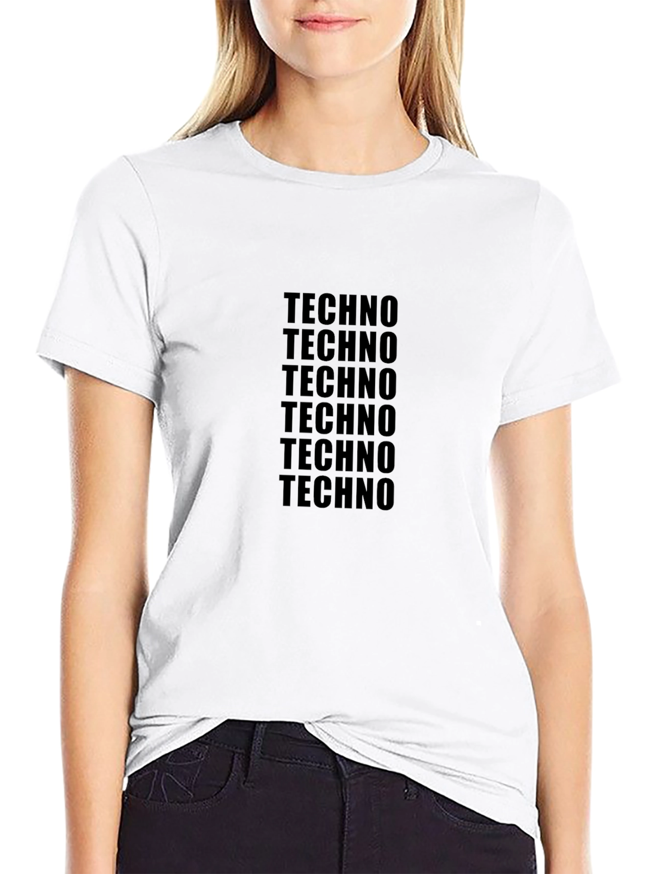 Techno Music T-Shirt - Minimalist Design