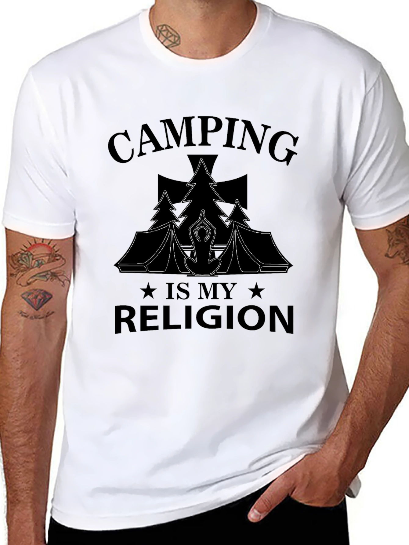 Camping is My Religion T-Shirt