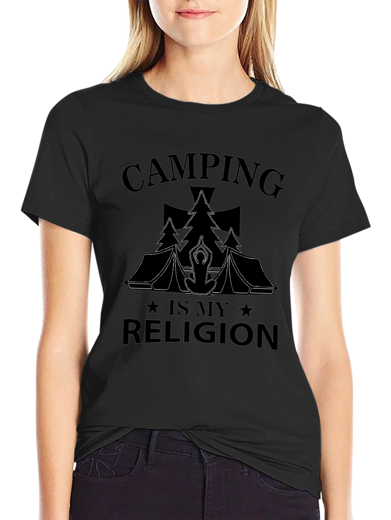 Camping is My Religion T-Shirt