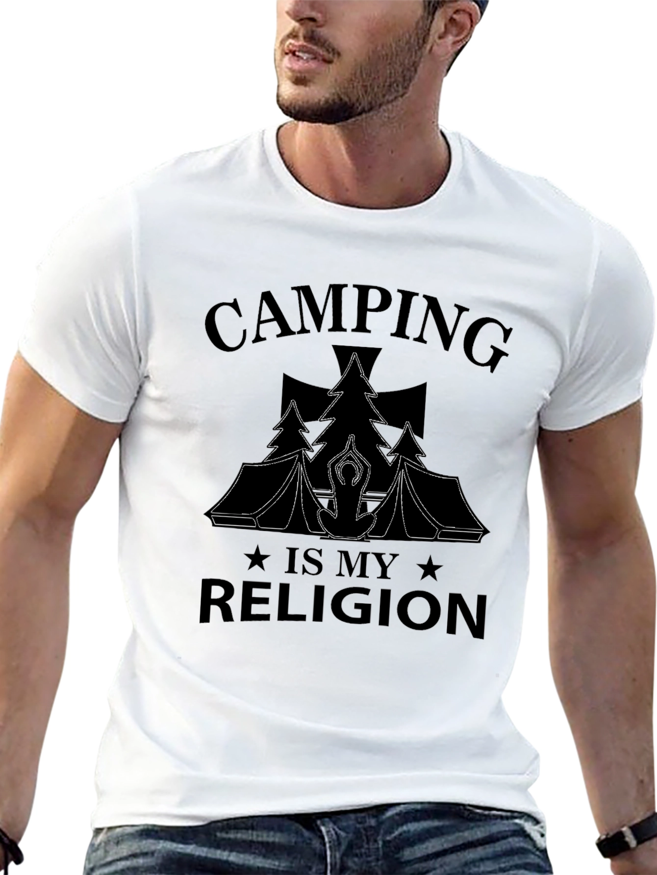 Camping is My Religion T-Shirt