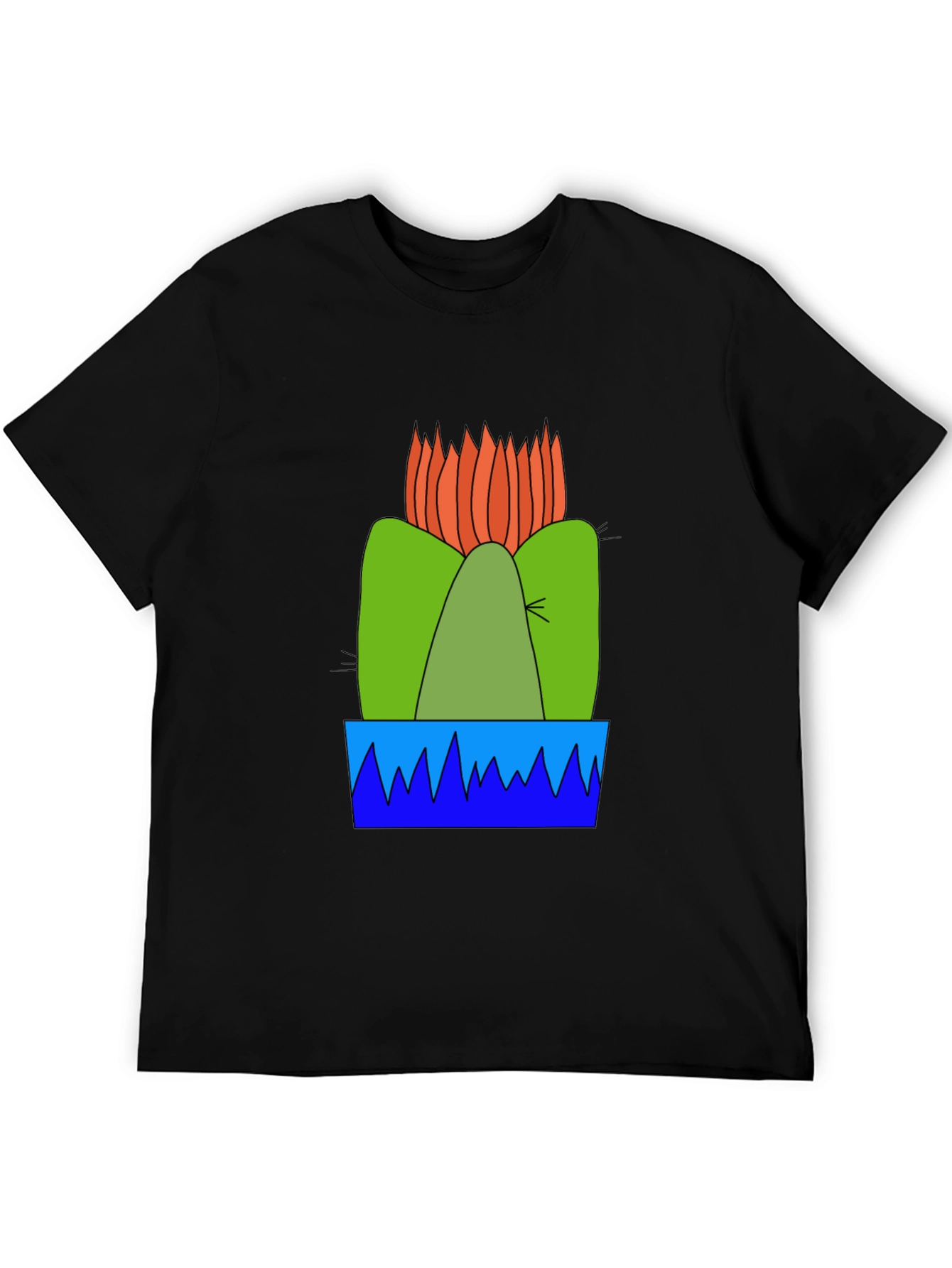 Cactus Graphic T-Shirt - Desert Bloom Tee