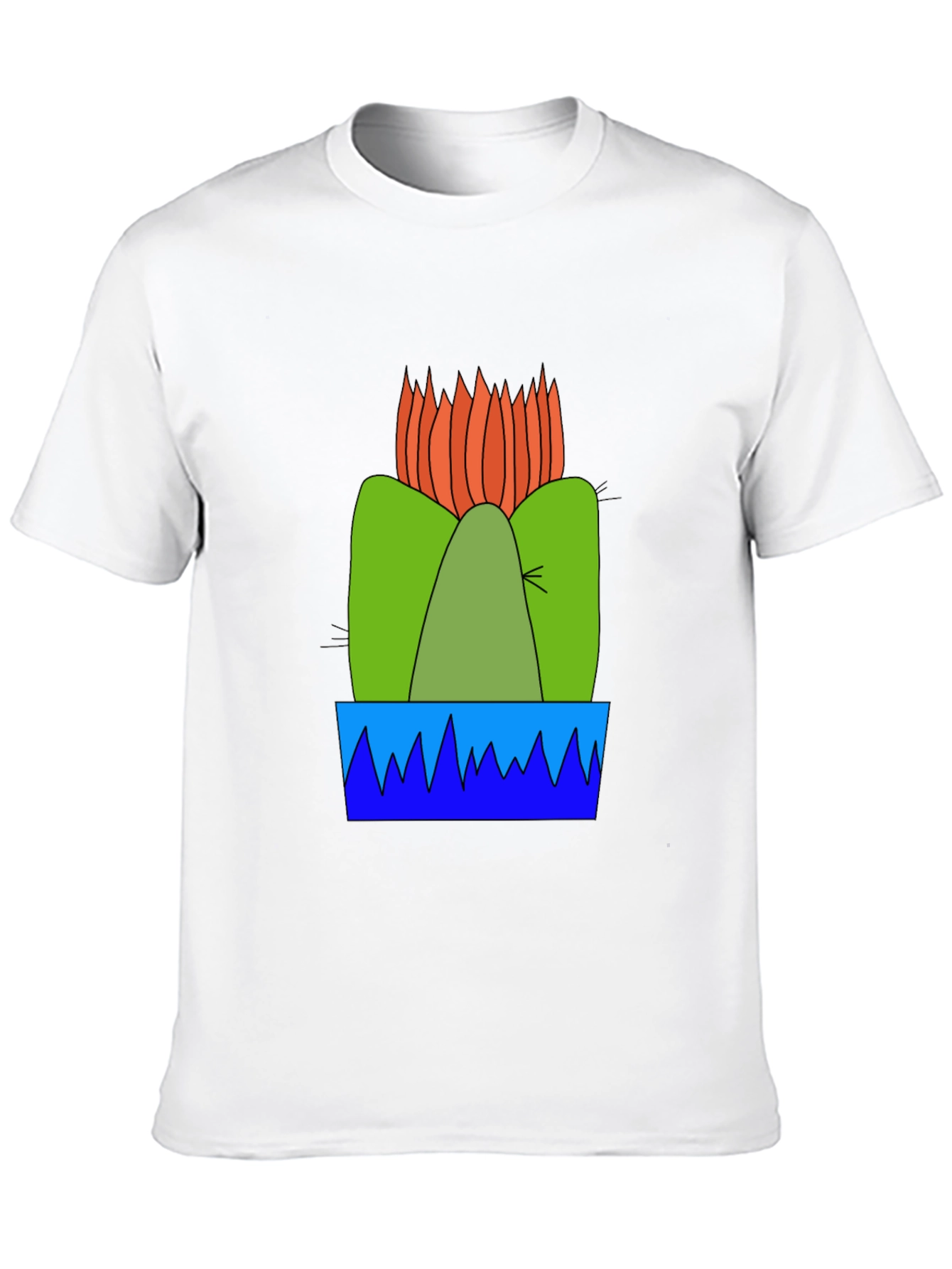 Cactus Graphic T-Shirt - Desert Bloom Tee