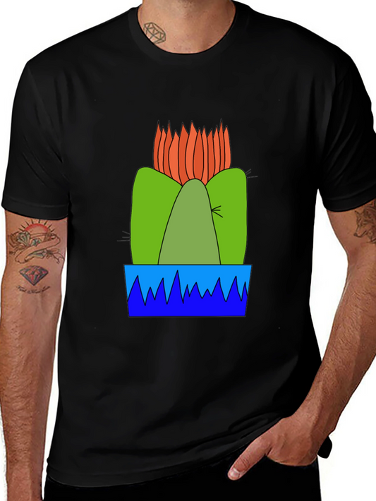 Cactus Graphic T-Shirt - Desert Bloom Tee