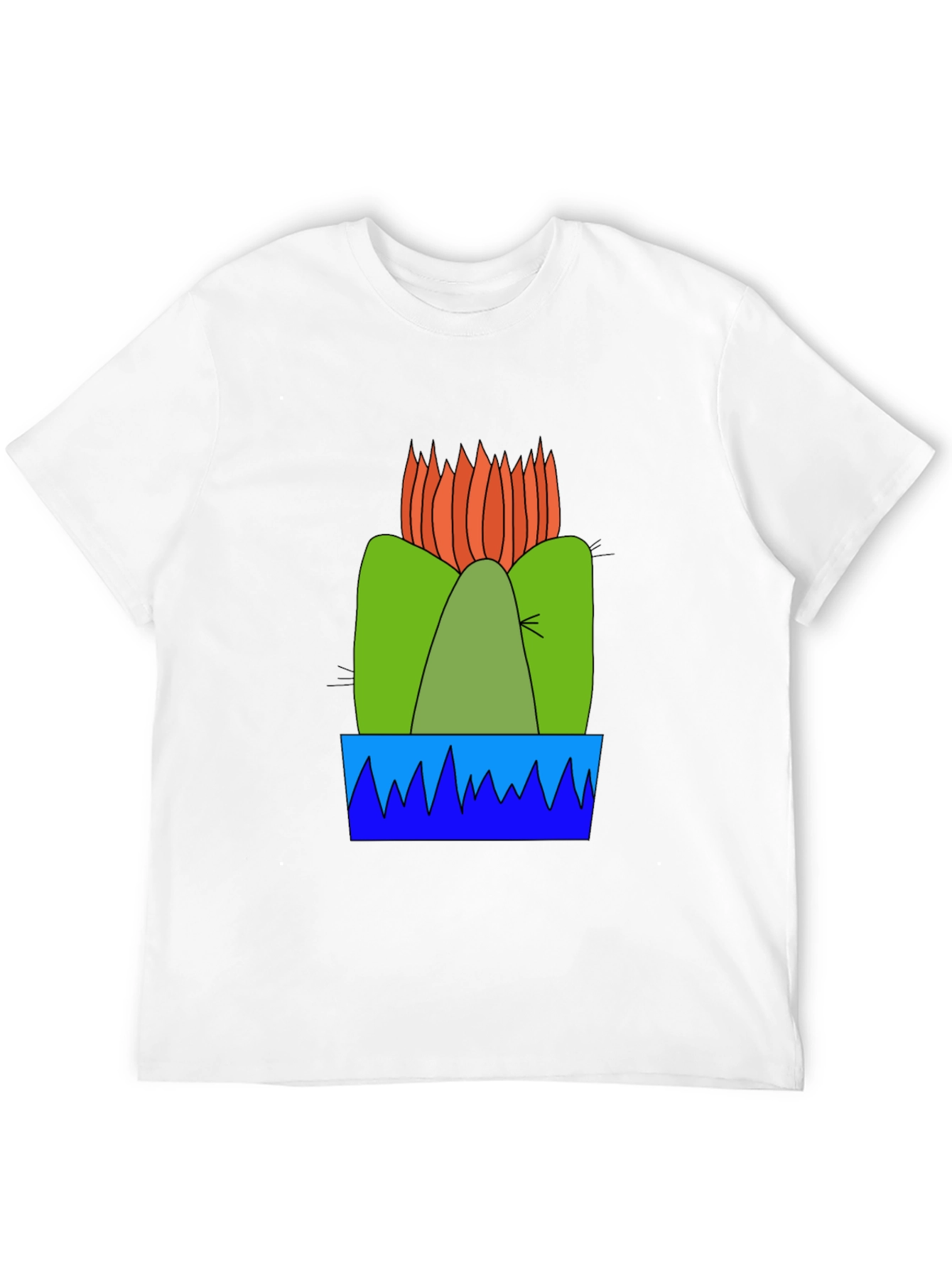Cactus Graphic T-Shirt - Desert Bloom Tee