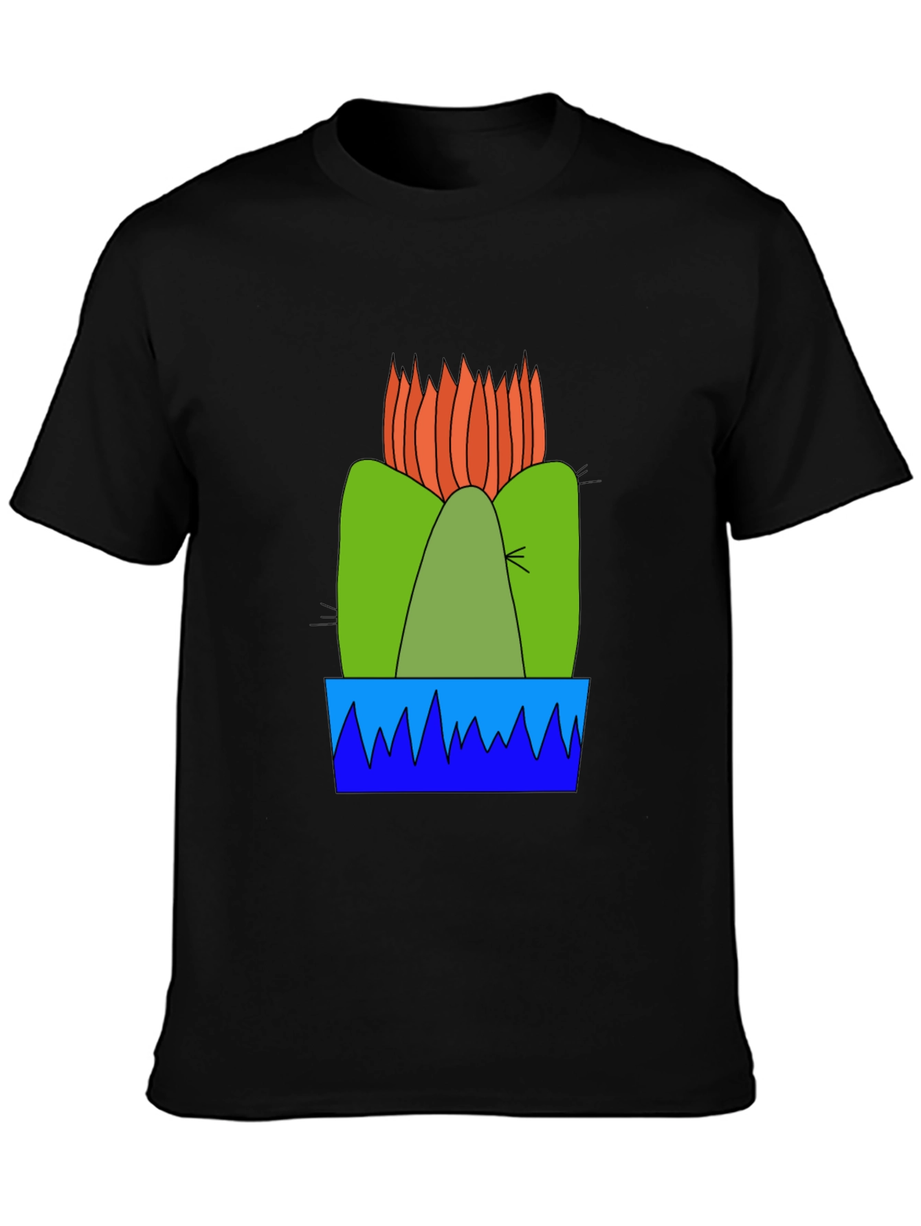 Cactus Graphic T-Shirt - Desert Bloom Tee