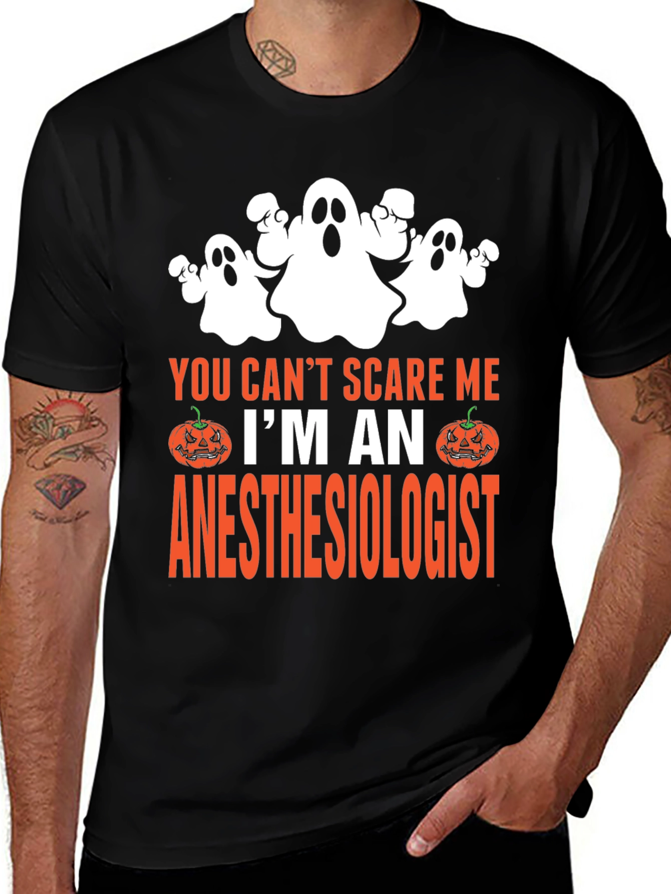 Funny Halloween Anesthesiologist T-Shirt