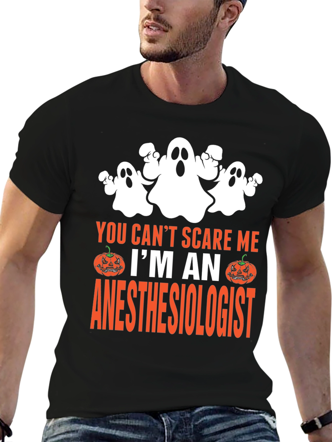 Funny Halloween Anesthesiologist T-Shirt