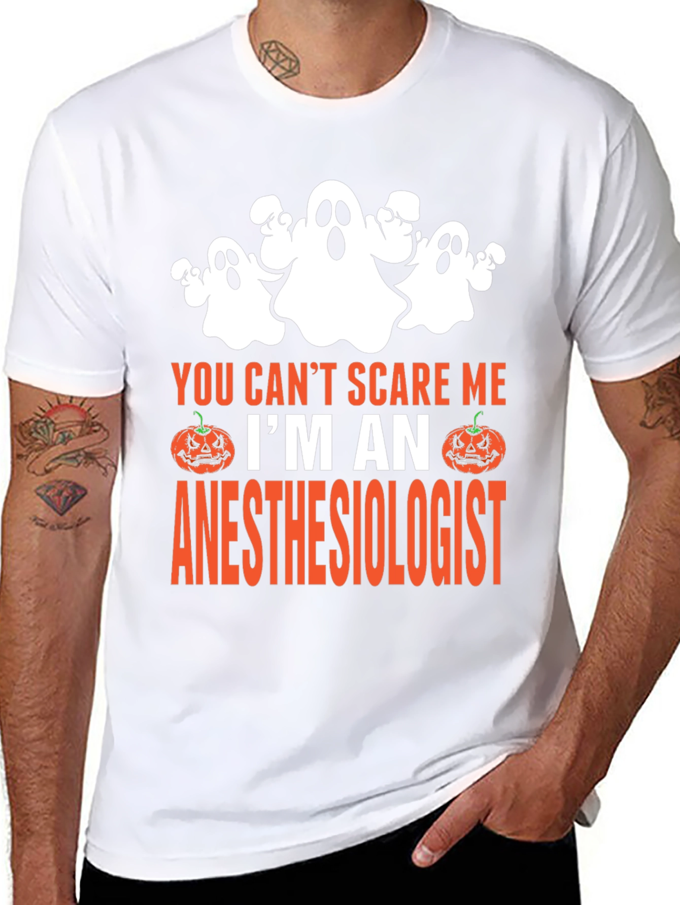 Funny Halloween Anesthesiologist T-Shirt