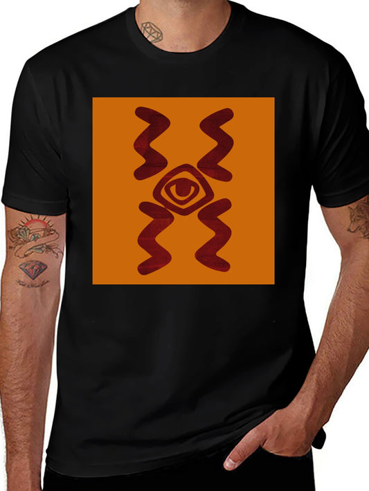 Eye Graphic Tee - Unique Patterned Cotton Shirt