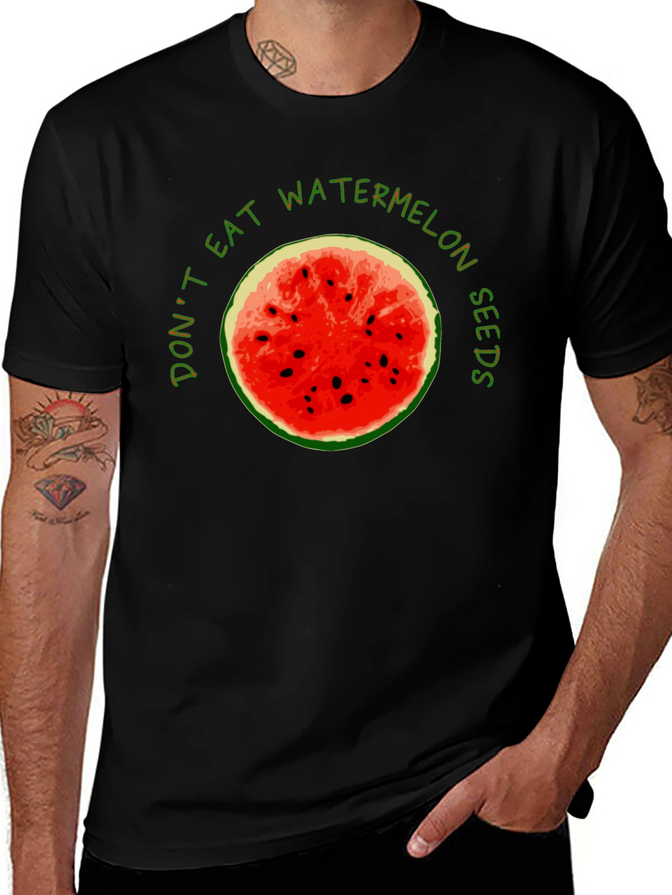 Dont Eat Watermelon Seeds Graphic Tee