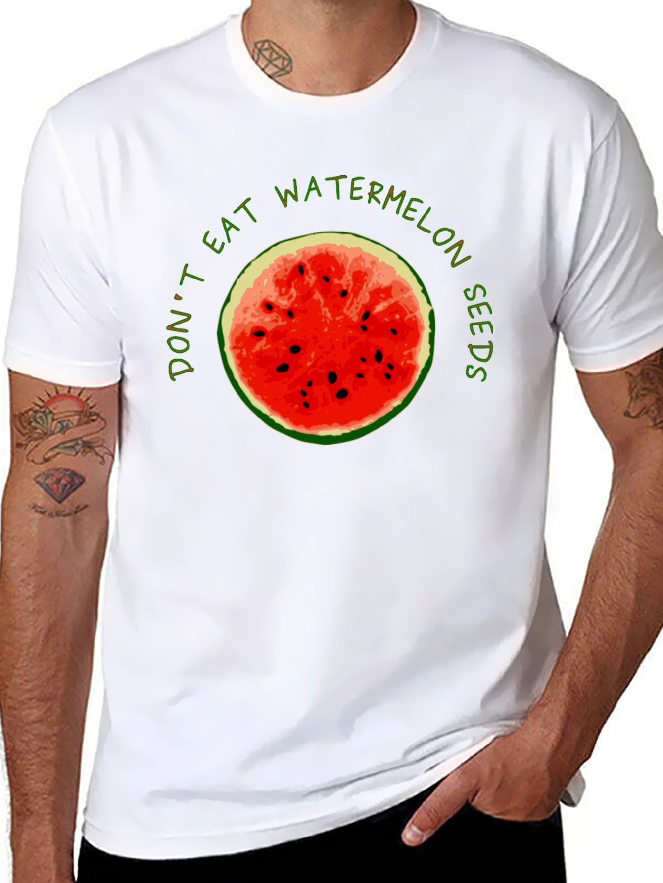 Dont Eat Watermelon Seeds Graphic Tee