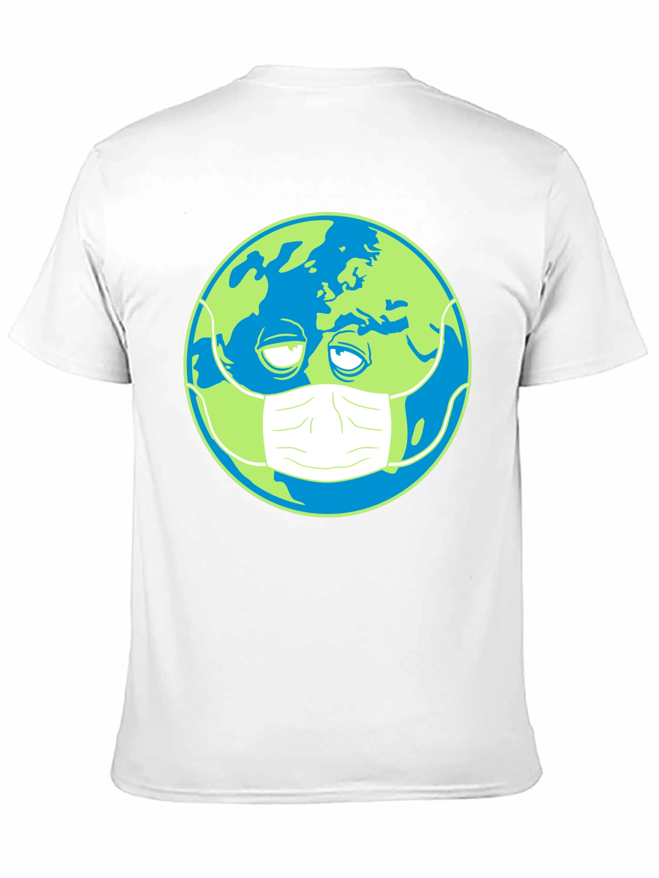 Earth Wearing Mask Graphic Tee