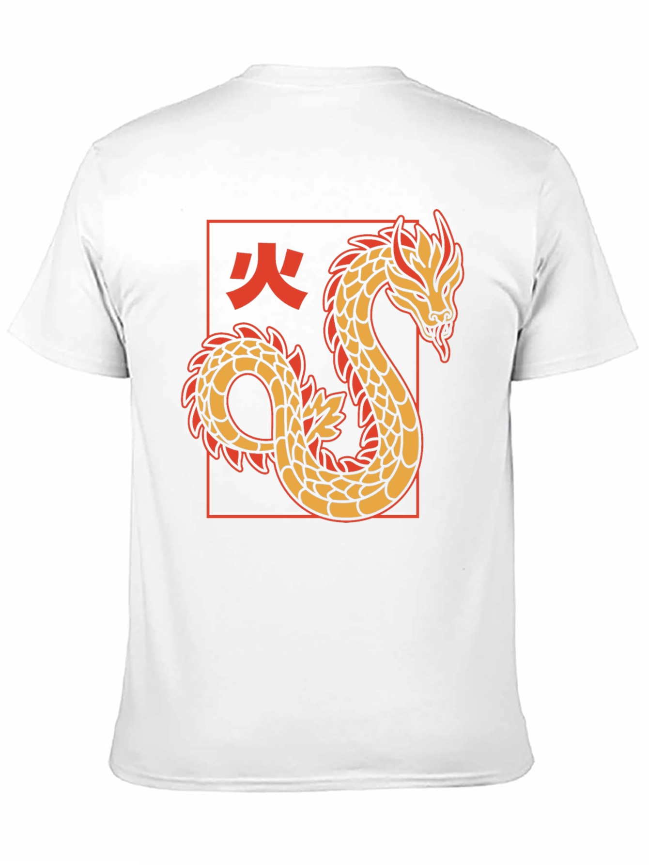 Dragon Graphic Tee - Black Cotton T-Shirt