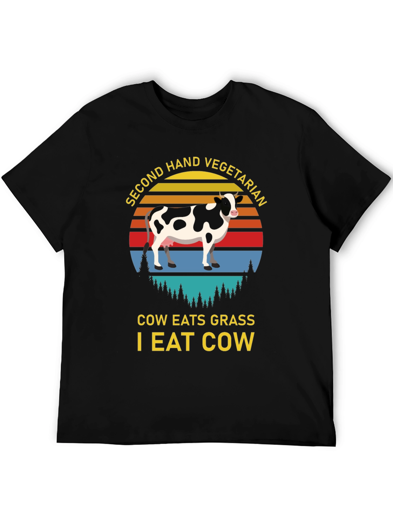 Second Hand Vegetarian Graphic Tee