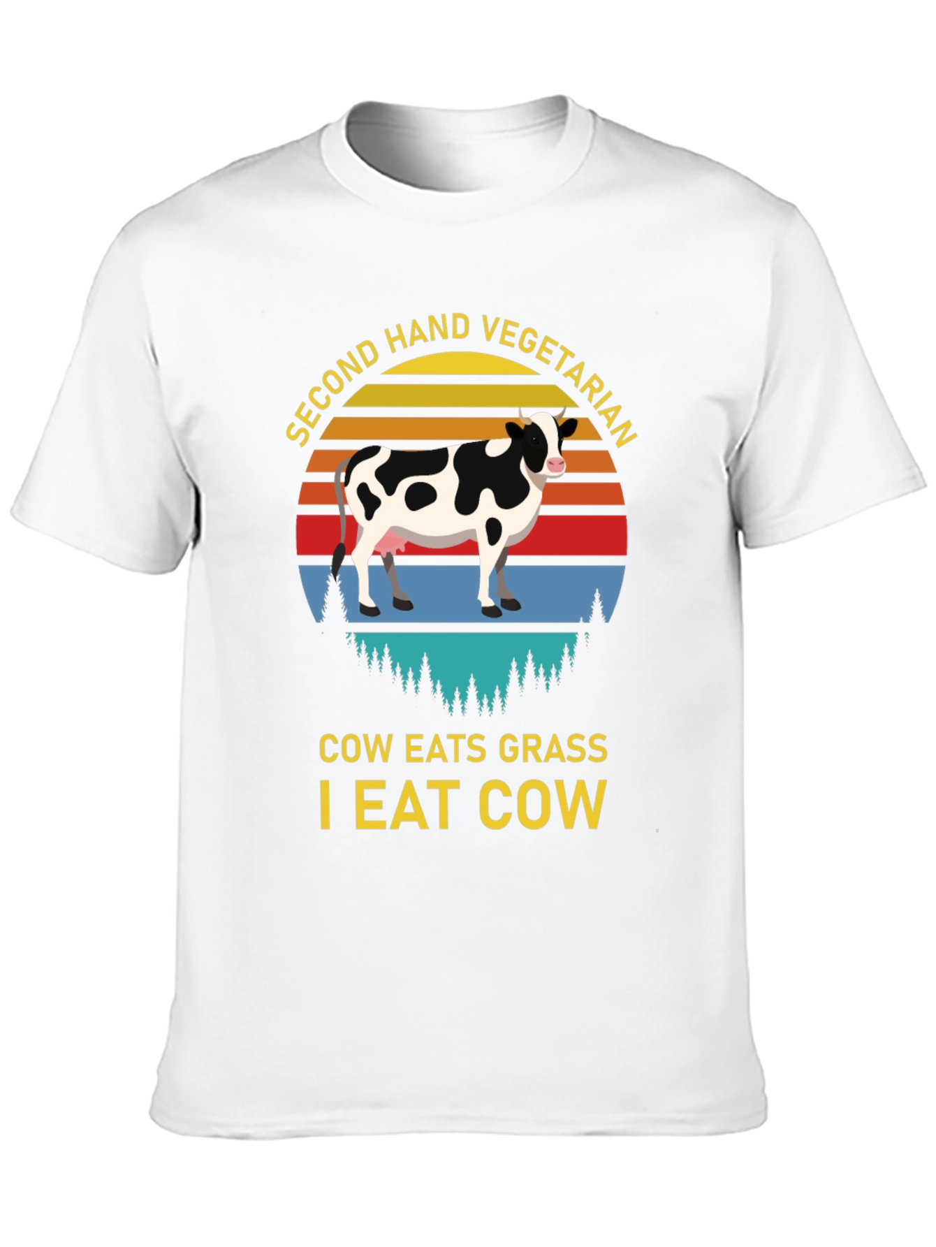 Second Hand Vegetarian Graphic Tee