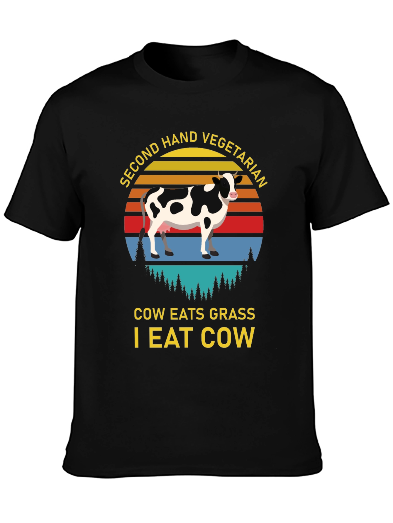 Second Hand Vegetarian Graphic Tee