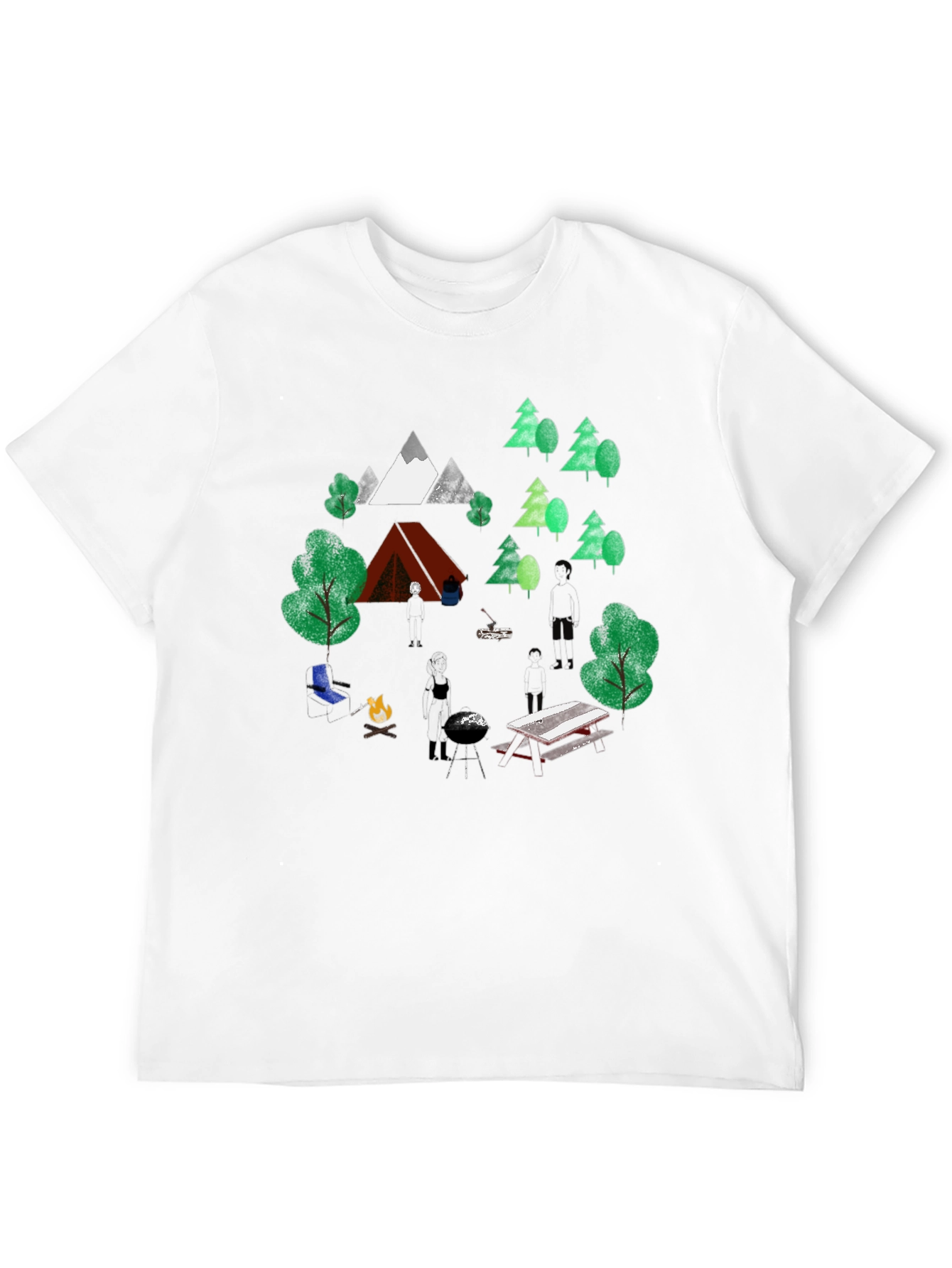 Camping Trip Graphic Tee - Nature Lover T-Shirt