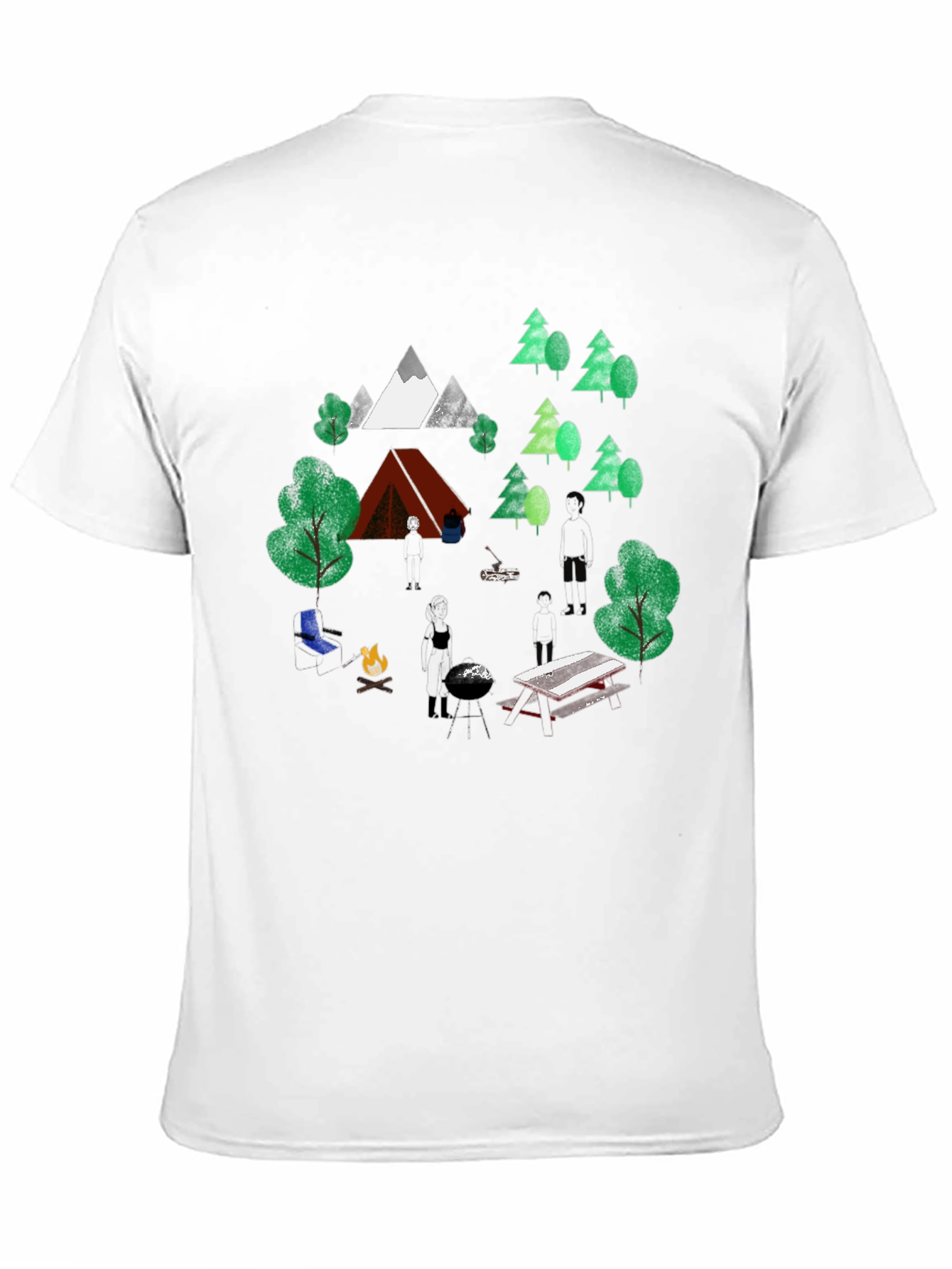 Camping Trip Graphic Tee - Nature Lover T-Shirt