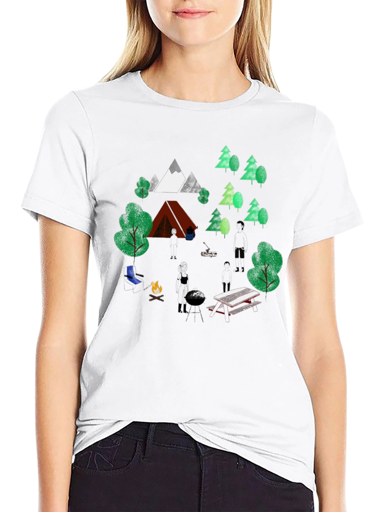 Camping Trip Graphic Tee - Nature Lover T-Shirt