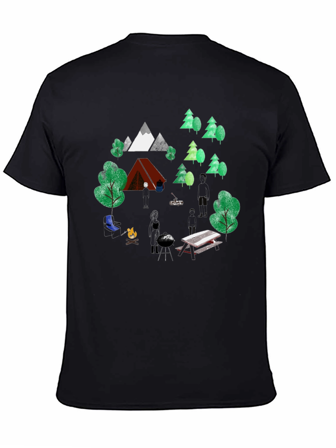 Camping Trip Graphic Tee - Nature Lover T-Shirt