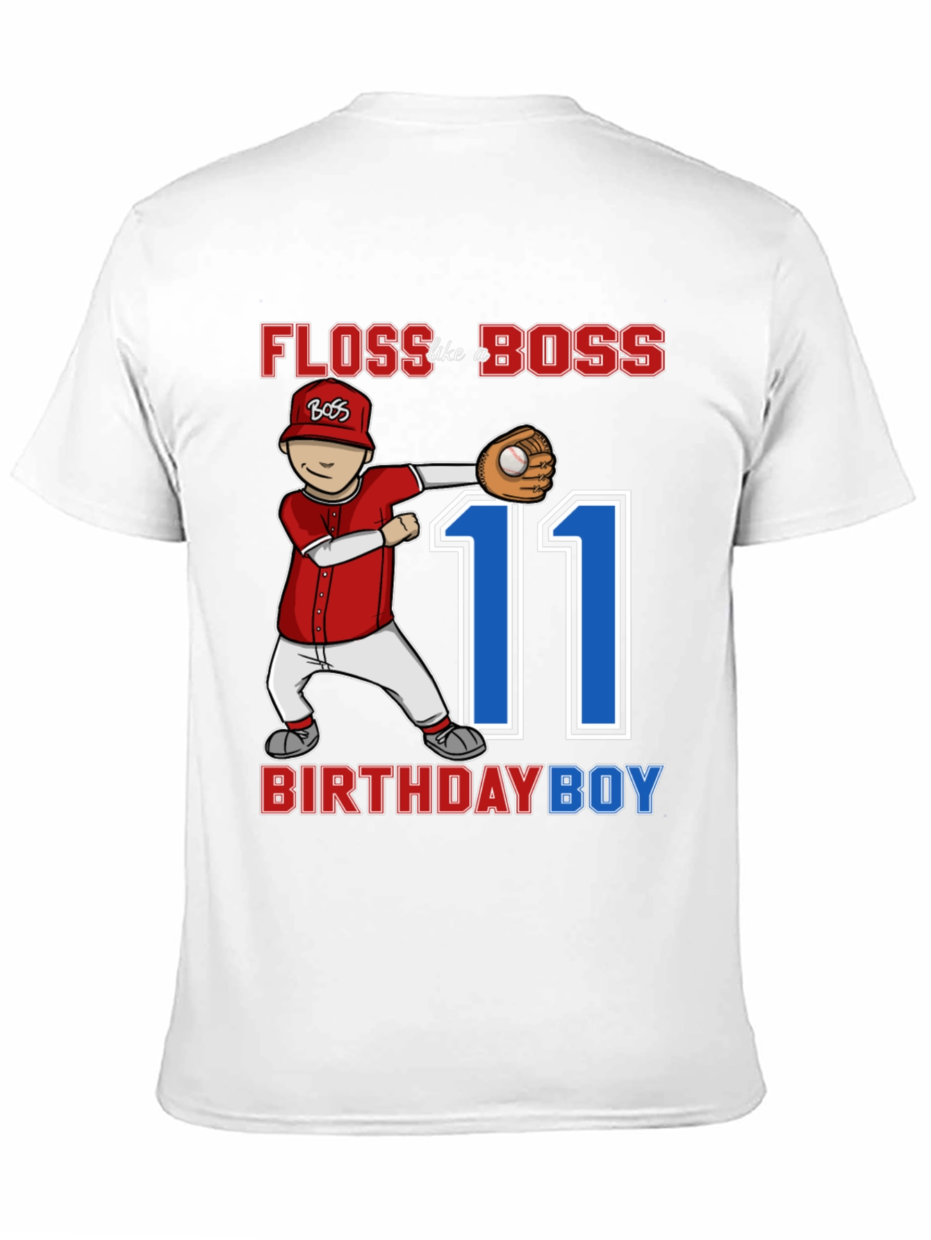 Floss Like a Boss 11th Birthday Boy T-Shirt