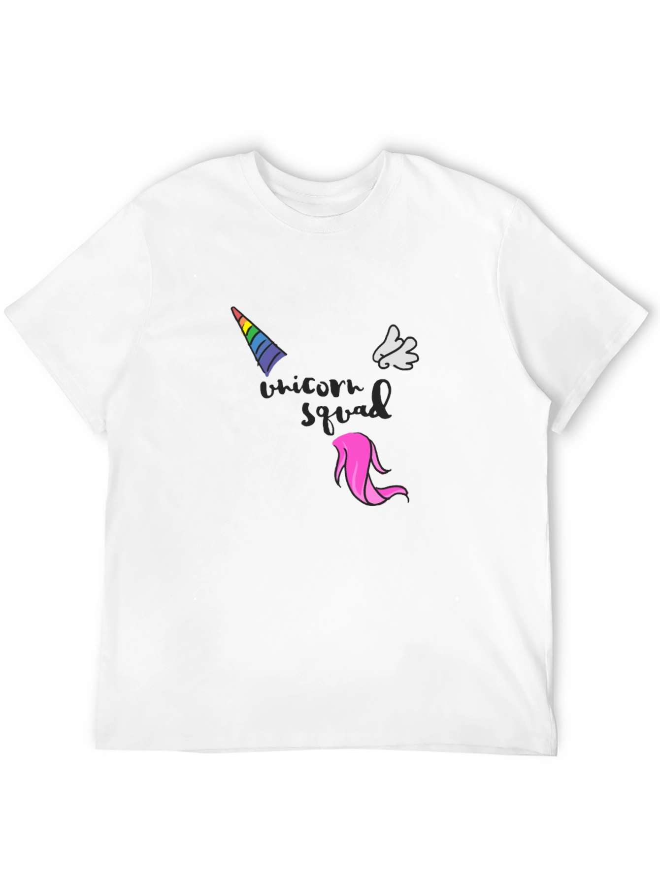 Unicorn Squad Black Graphic T-Shirt