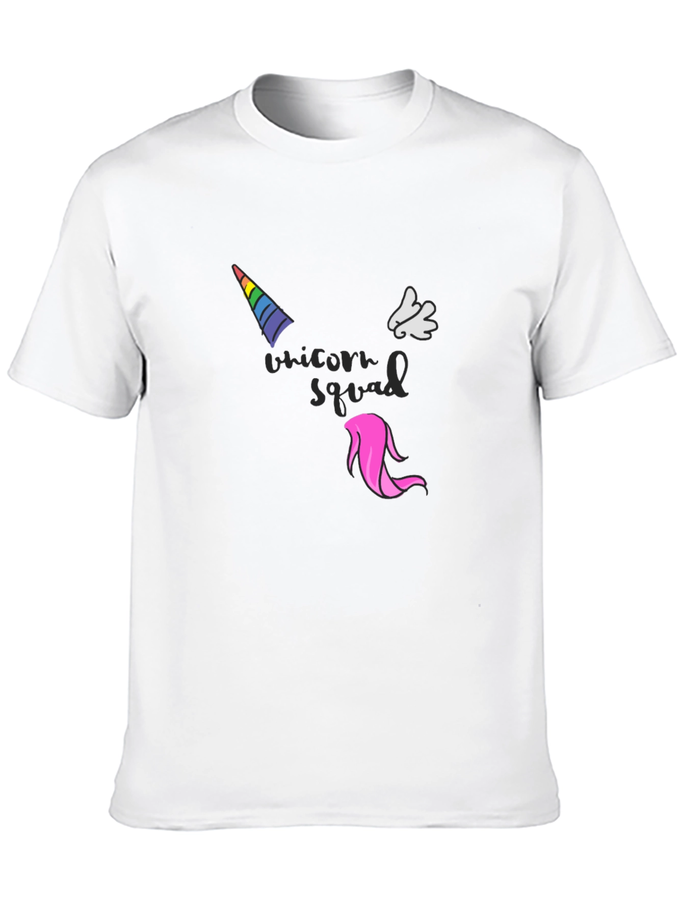 Unicorn Squad Black Graphic T-Shirt
