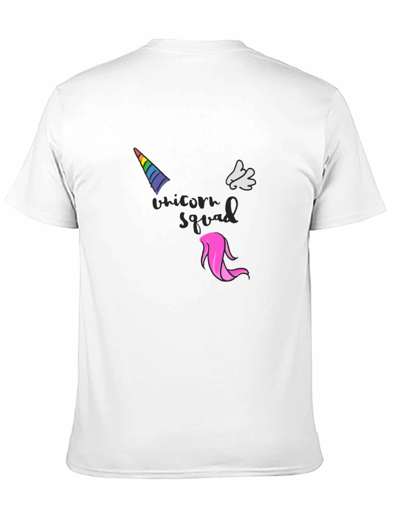 Unicorn Squad Black Graphic T-Shirt