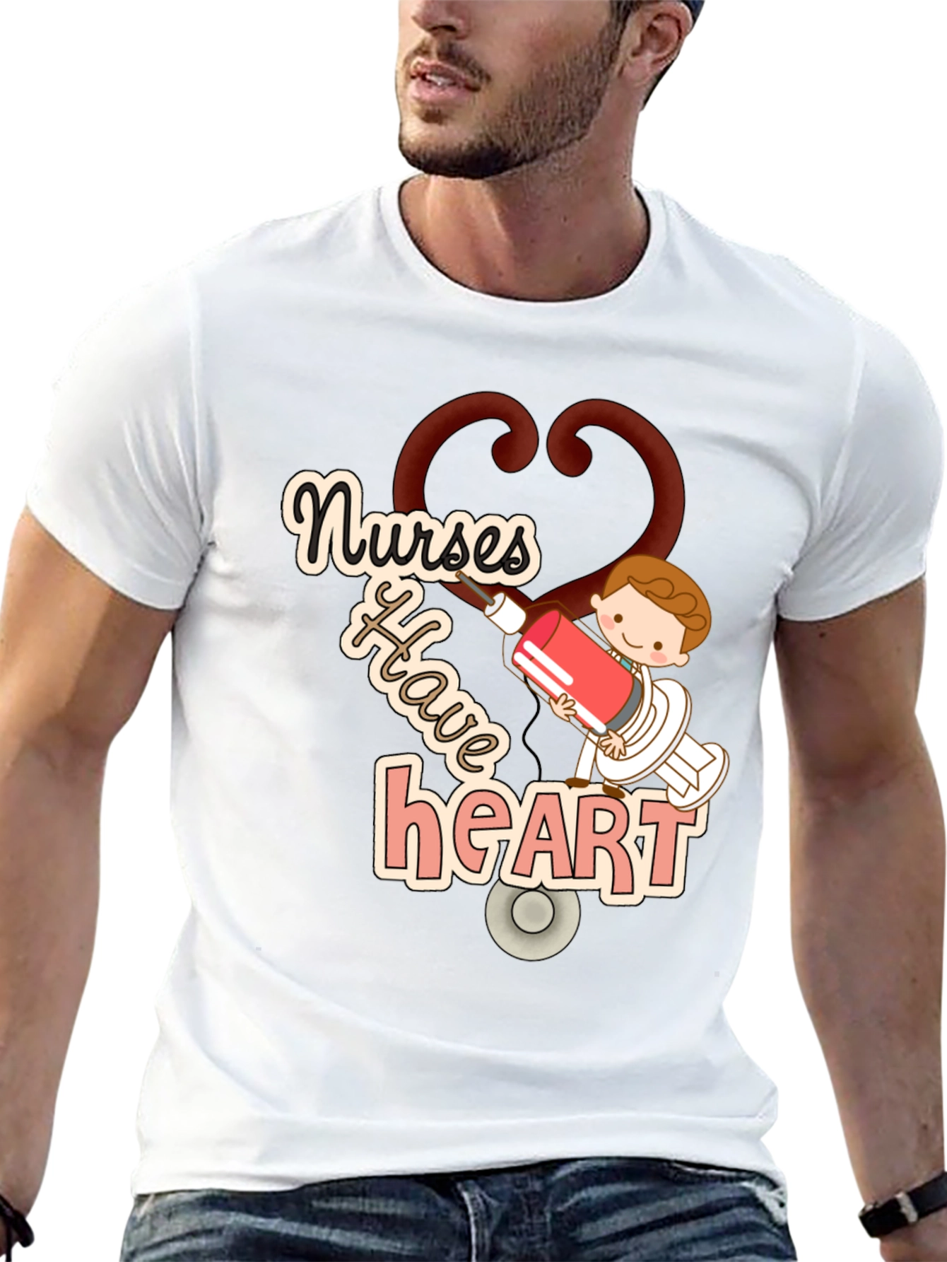 Nurses Have Heart Graphic T-Shirt