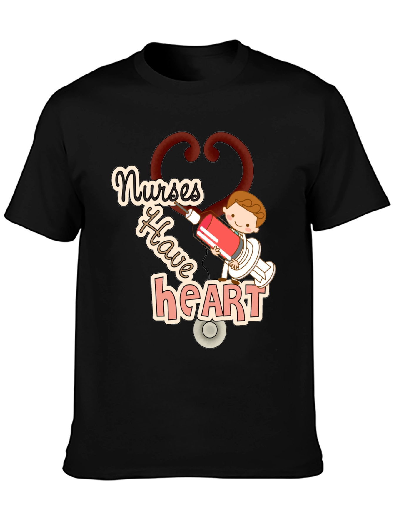 Nurses Have Heart Graphic T-Shirt